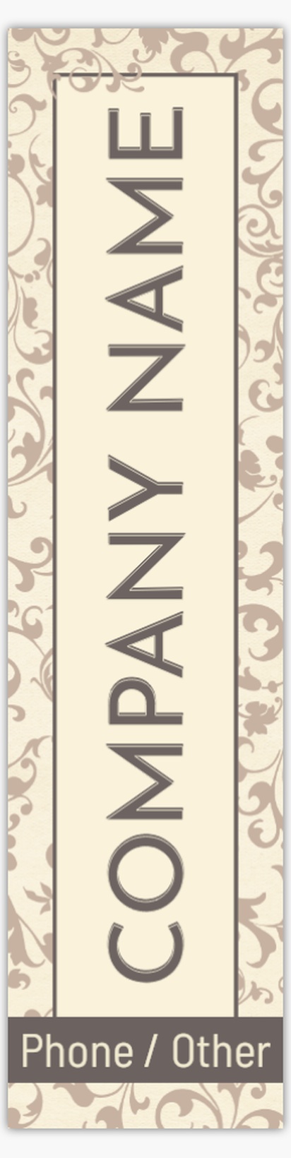 Design Preview for Design Gallery: Antiques Vinyl Banners, 76 x 305 cm