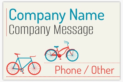 Design Preview for Design Gallery: Bicycle Shops Vinyl Banners, 122 x 183 cm
