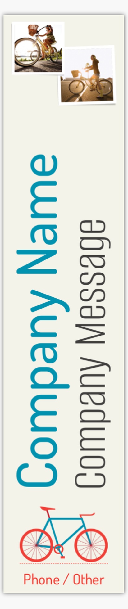 Design Preview for Design Gallery: Bicycle Shops Vinyl Banners, 76 x 366 cm