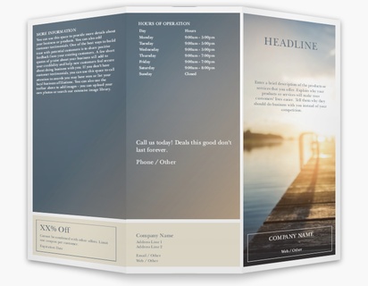 Design Preview for Design Gallery: Automotive & Transportation Custom Brochures, 8.5" x 11" Tri-fold