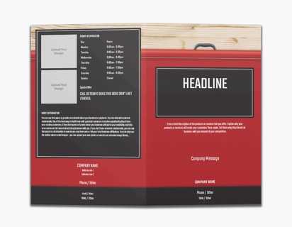 Design Preview for Design Gallery: Handyman Custom Brochures, 8.5" x 11" Bi-fold