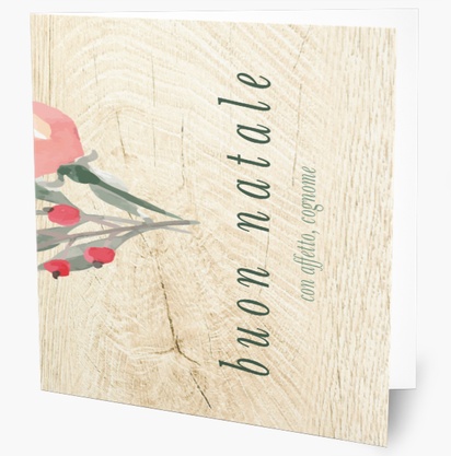 Anteprima design per Galleria di design: biglietto d’auguri per floreale, 14 cm x 14 cm  Piegato