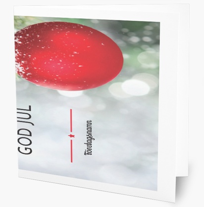 Förhandsgranskning av design för Designgalleri: Egna julkort 2023, 14 cm x 14 cm  Vikt