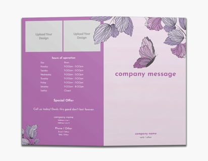Design Preview for Design Gallery: Beauty Consulting & Pampering Custom Brochures, 8.5" x 11" Bi-fold
