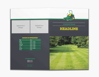 Design Preview for Landscaping & Gardening Custom Brochures Templates, 8.5" x 11" Bi-fold