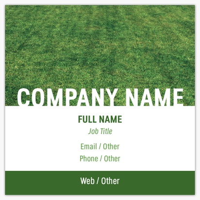 Design Preview for Templates for Property & Estate Agents Standard Name Cards , Square (65 x 65 mm)