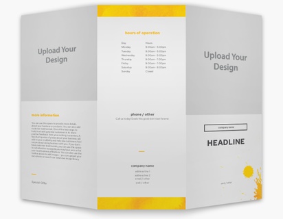 Design Preview for Design Gallery: Art & Entertainment Custom Brochures, 8.5" x 11" Tri-fold