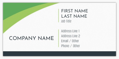 Design Preview for Design Gallery: Finance & Insurance Recycled Matte Business Cards, Slim (85 x 40 mm)