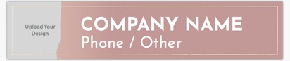 Design Preview for Design Gallery: Cosmetics & Perfume Vinyl Banners, 76 x 366 cm