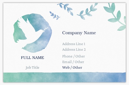 Design Preview for Design Gallery: Animals Ultra-Thick Business Cards, Standard (85 x 55 mm)