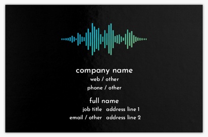 Design Preview for Design Gallery: Bold & Colourful Ultra-Thick Business Cards, Standard (85 x 55 mm)