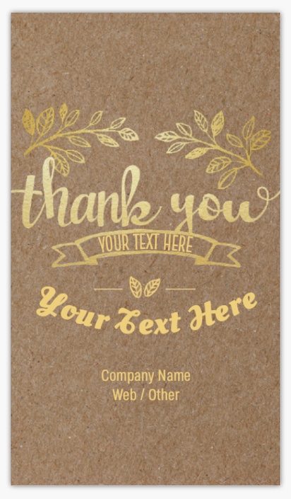 A metallic typography brown design for General Party