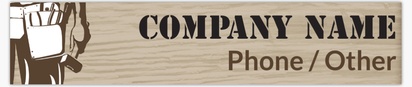 Design Preview for Design Gallery: Carpentry & Woodworking Vinyl Banners, 76 x 366 cm