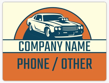 Design Preview for Design Gallery: Trucking Car Magnets, 8.7" x 11.5"