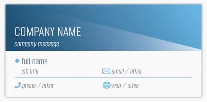 Design Preview for Design Gallery: Technology Slim Business Cards