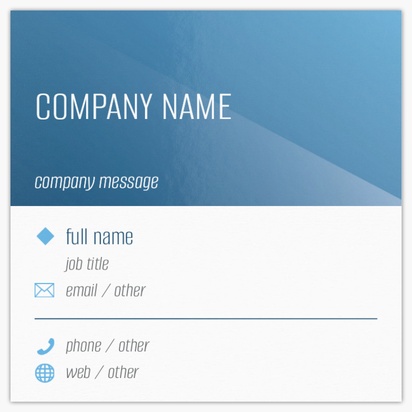 Design Preview for Design Gallery: IT Consulting Ultra-Thick Business Cards, Square (65 x 65 mm)