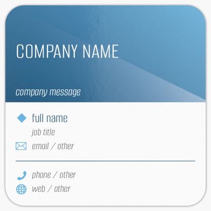 Design Preview for IT Consulting Rounded Corner Business Cards Templates, Square (2.5" x 2.5")