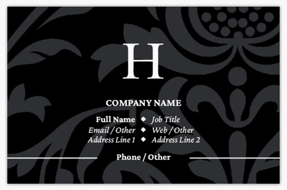 Design Preview for Luxury Business Cards, Standard (85 x 55 mm)