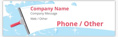 Design Preview for Design Gallery: Cleaning Services Vinyl Banners, 76 x 244 cm