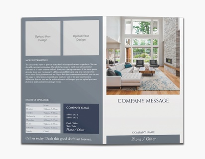 Design Preview for Interior Design Custom Brochures Templates, 8.5" x 11" Bi-fold