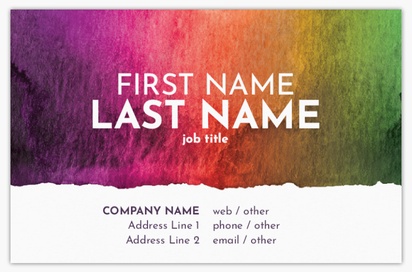 Design Preview for Design Gallery: Art & Entertainment Recycled Matte Business Cards, Standard (85 x 55 mm)