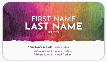 Design Preview for Design Gallery: Art & Entertainment Rounded Corner Business Cards, Standard (3.5" x 2")