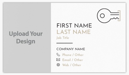 Design Preview for Property & Estate Agents Standard Business Cards Templates, Standard (3.5" x 2")