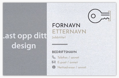 Forhåndsvisning av design for Designgalleri: Låsesmeder Visittkort av perlemorspapir