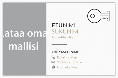 Mallin esikatselu Mallivalikoima: Kiinnelaina & Asuntolaina Standard-käyntikortit, Standard (85 x 55 mm)