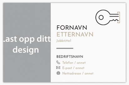 Forhåndsvisning av design for Designgalleri: Eiendomsmegling Standard visittkort, Standard (85 x 55 mm)