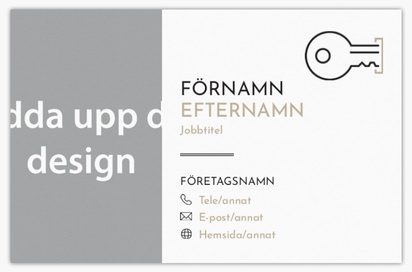Förhandsgranskning av design för Designgalleri: Låssmed Visitkort standard, Standard (85 x 55 mm)