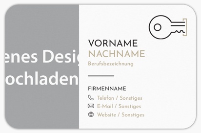 Designvorschau für Designgalerie: Visitenkarten mit abgerundeten Ecken, Abgerundet Standard (85 x 55 mm)
