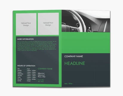A photo auto body black green design for Modern & Simple with 2 uploads
