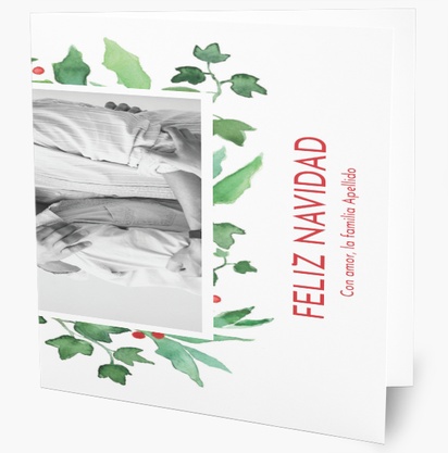 Vista previa del diseño de Galería de diseños de tarjetas de navidad, 14 x 14 cm  Plegada