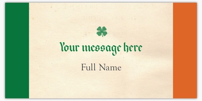 Design Preview for Design Gallery: St. Patrick's Day Vinyl Banners, 122 x 244 cm
