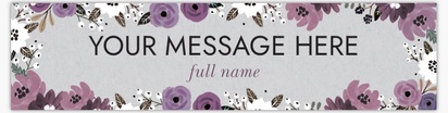 Design Preview for Templates for Floral Vinyl Banners , 760 x 3050 mm Horizontal None Indoor Vinyl No