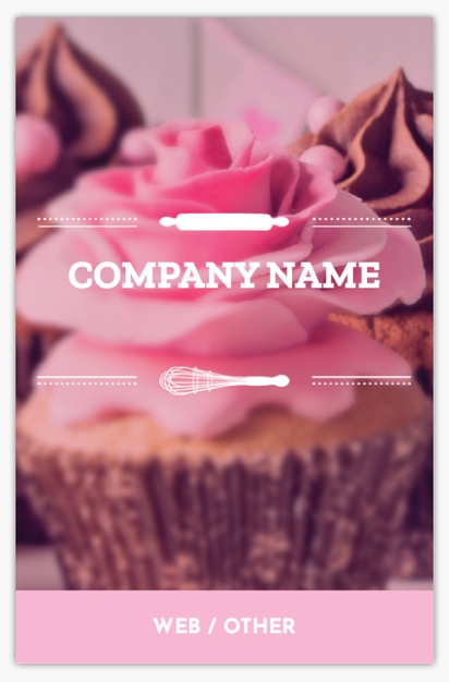 Design Preview for Design Gallery: Bakeries Textured Uncoated Business Cards