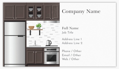 Design Preview for Kitchen & Bathroom Remodeling Standard Business Cards Templates, Standard (3.5" x 2")