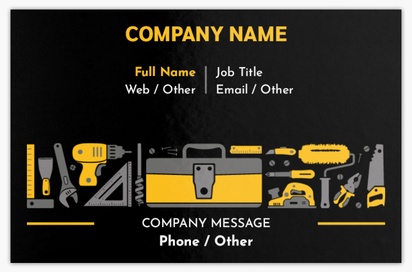 Design Preview for Design Gallery: Ultra Thick Business Cards, Standard (85 x 55 mm)