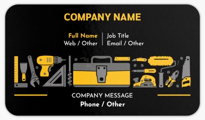 Design Preview for Design Gallery: Handyman Rounded Corner Business Cards, Standard (3.5" x 2")