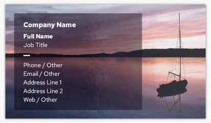 Design Preview for Hunting & Fishing Standard Business Cards Templates, Standard (3.5" x 2")