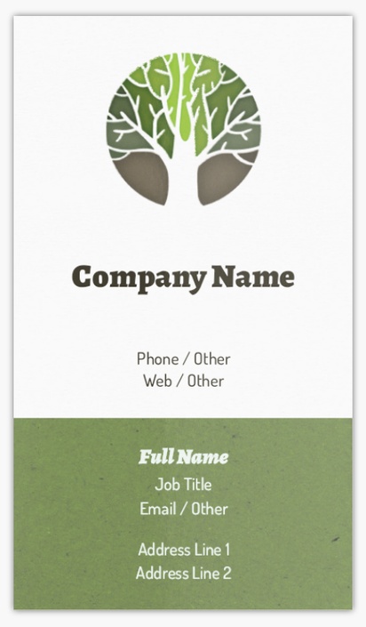 Design Preview for Agriculture & Farming Premium Plus Business Cards Templates, Standard (3.5" x 2")