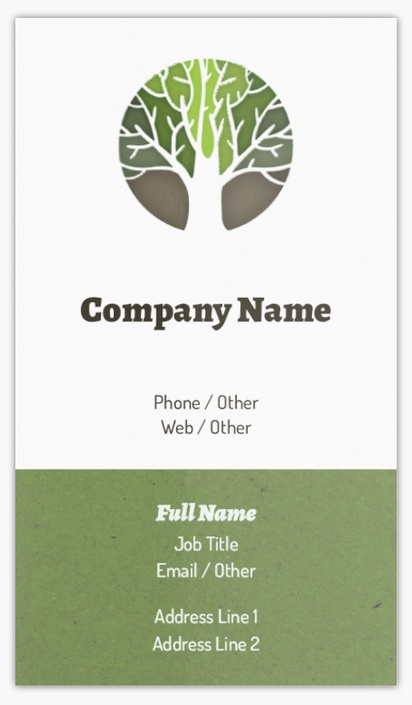 Design Preview for Design Gallery: Agriculture & Farming Standard Visiting Cards