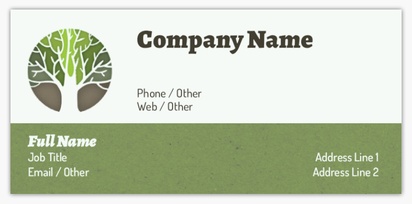 Design Preview for Design Gallery: Nature & Landscapes Textured Uncoated Business Cards