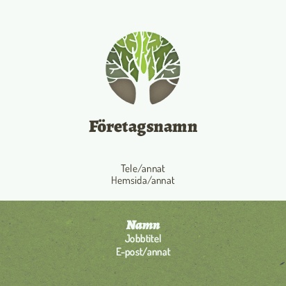 Förhandsgranskning av design för Designgalleri: Lantbruk Fyrkantiga visitkort