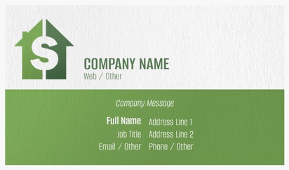 Design Preview for Design Gallery: Insurance Natural Textured Business Cards