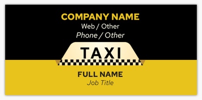 Design Preview for Design Gallery: Mini Bus & Coach HIre Standard Business Cards, Small (85 x 40 mm)