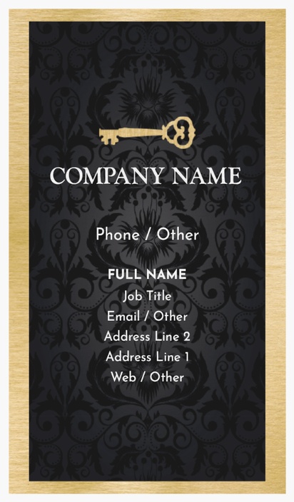 Design Preview for Design Gallery: Locksmiths Natural Textured Business Cards