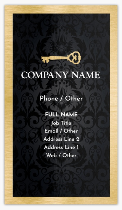 Design Preview for Locksmiths Standard Business Cards Templates, Standard (3.5" x 2")