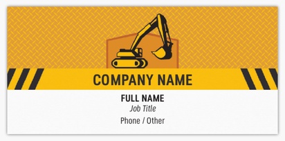 Design Preview for Design Gallery: Excavation Standard Business Cards, Slim (85 x 40 mm)